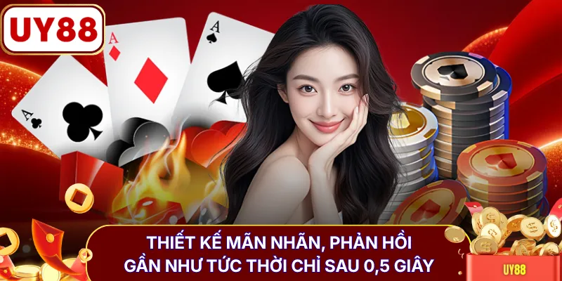 Thiết kế mãn nhãn, phản hồi gần như tức thời chỉ sau 0,5 giây 